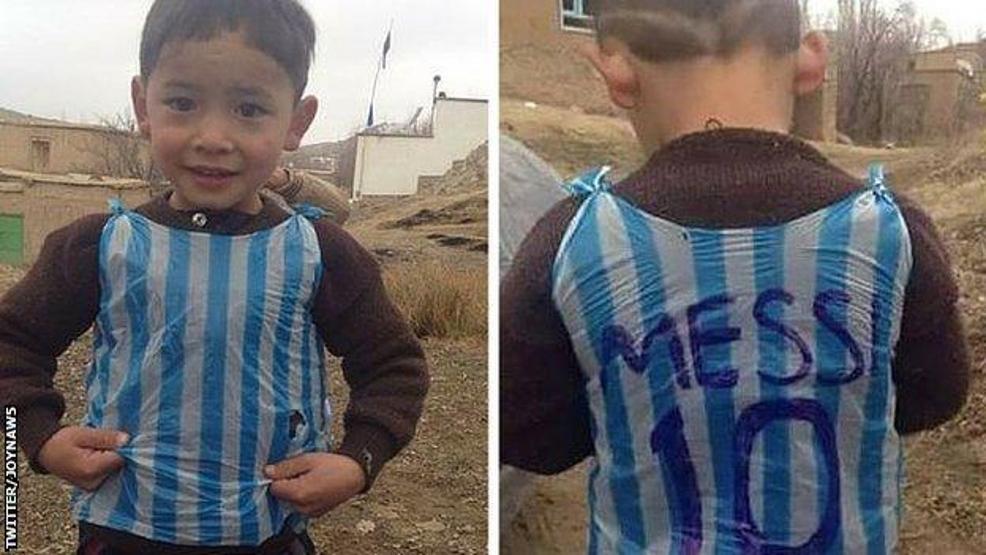 Messi ile Afgan hayranı Murtaza buluştu