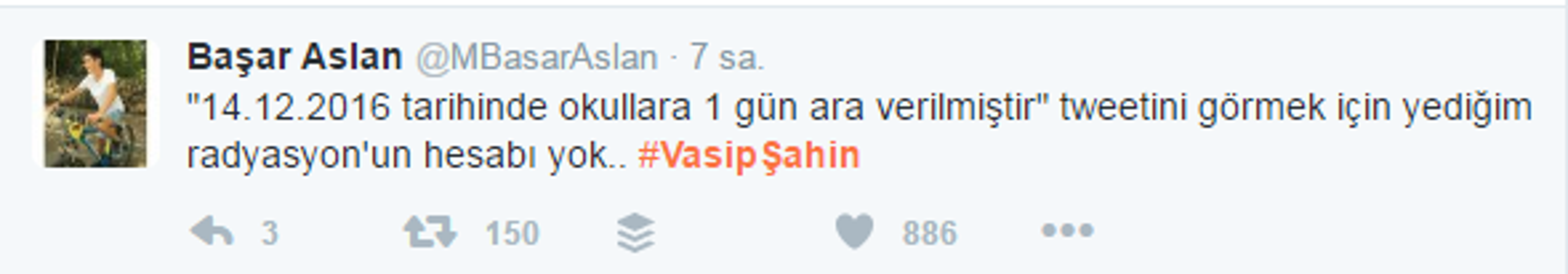 İstanbul Valisi Vasip Şahine tatil mesajı yağdı