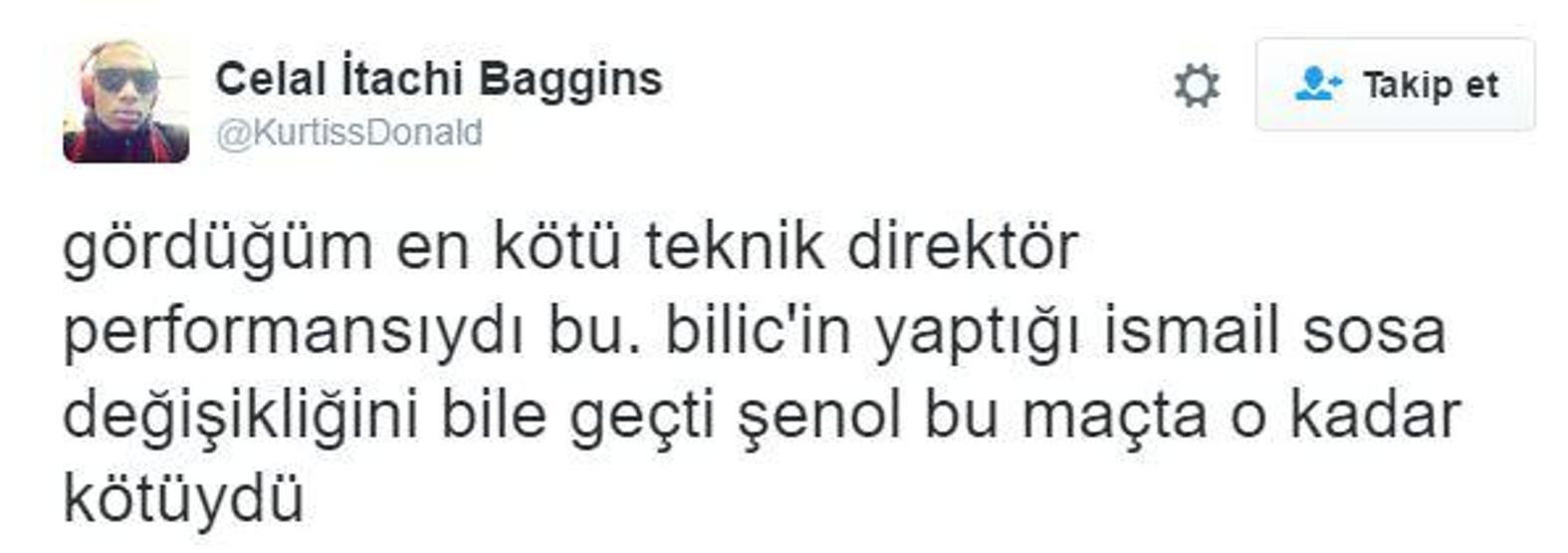Yenilgi sonrası hedefte Şenol Güneş vardı