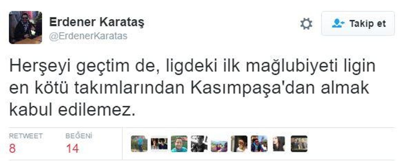 Yenilgi sonrası hedefte Şenol Güneş vardı