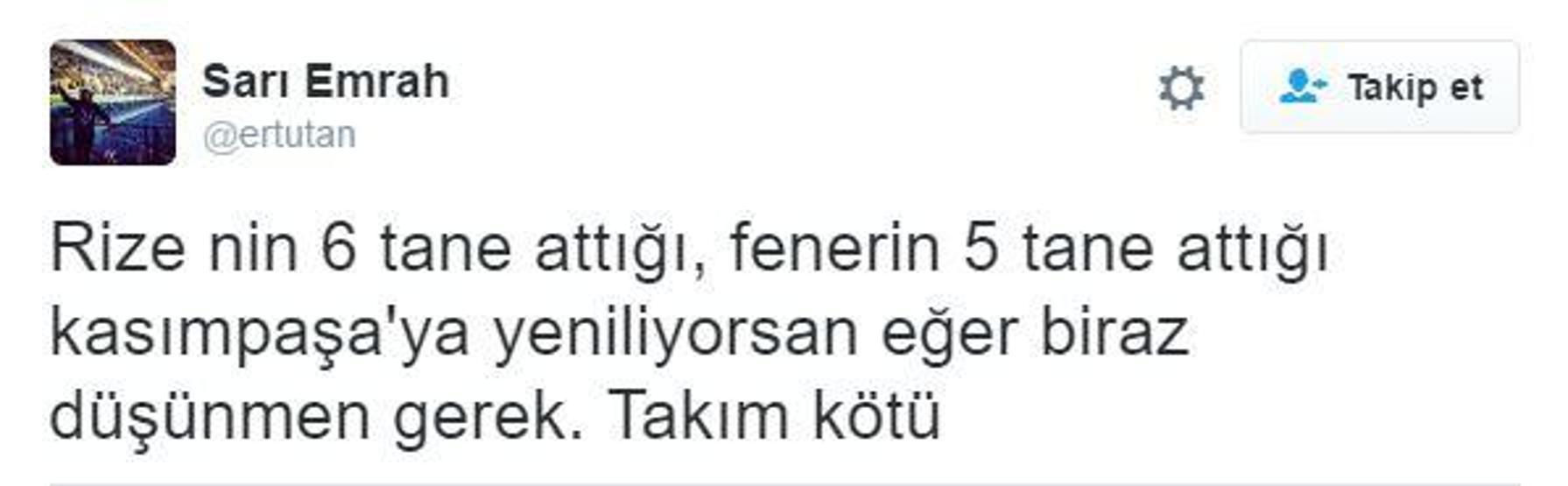 Yenilgi sonrası hedefte Şenol Güneş vardı
