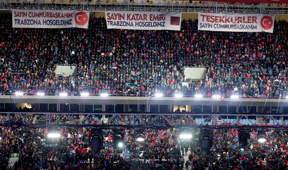 Trabzonsporun yeni stadı açıldı