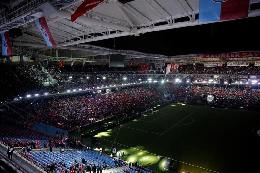 Trabzonsporun yeni stadı açıldı