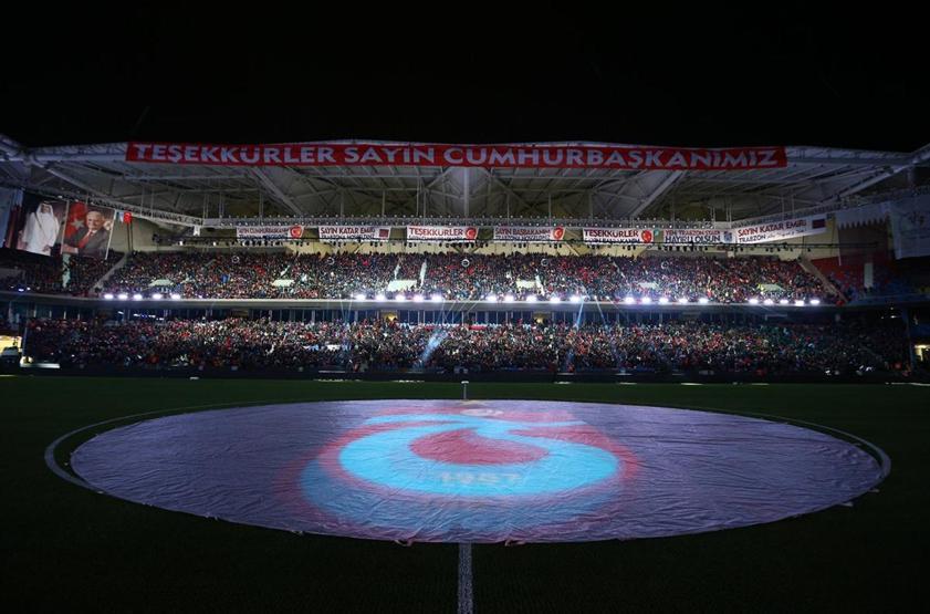 Trabzonsporun yeni stadı açıldı