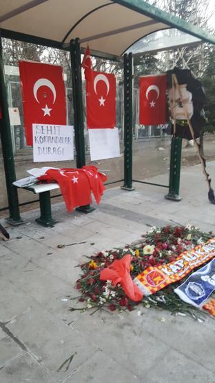 Durağın adı Şehit Komandolar Durağı olarak değiştirildi