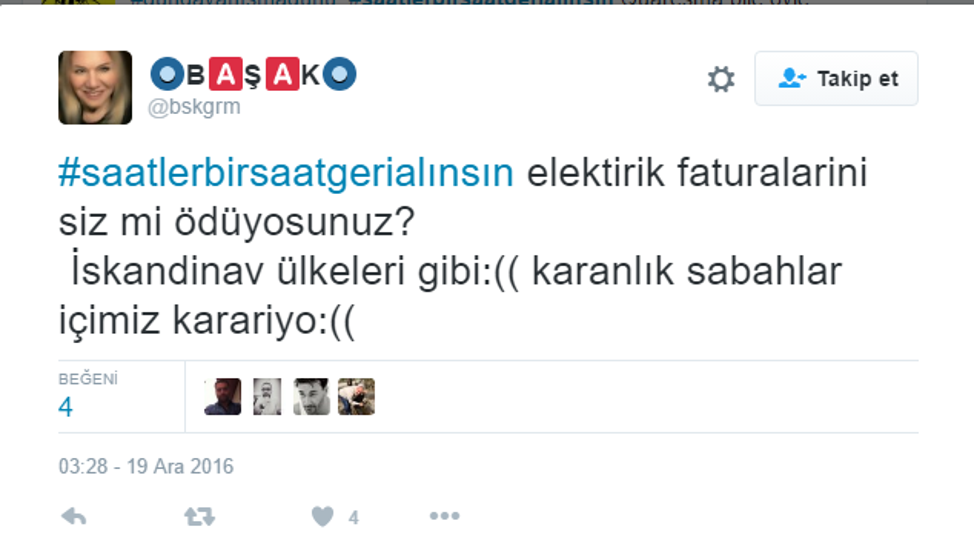 Twitterda saat tepkisi