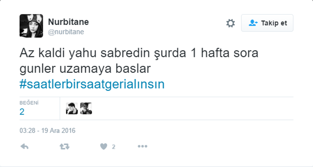 Twitterda saat tepkisi