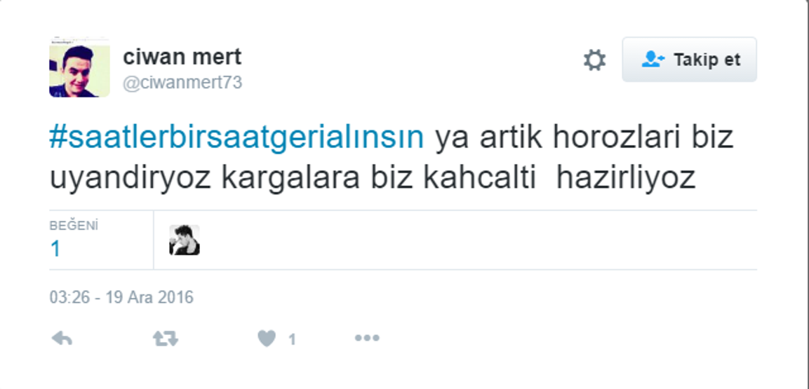 Twitterda saat tepkisi