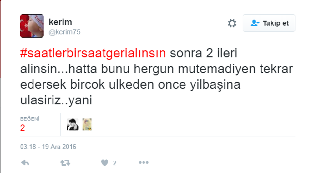 Twitterda saat tepkisi