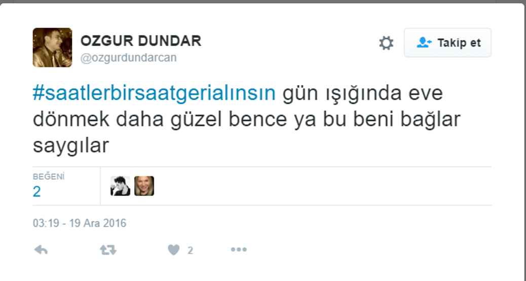 Twitterda saat tepkisi