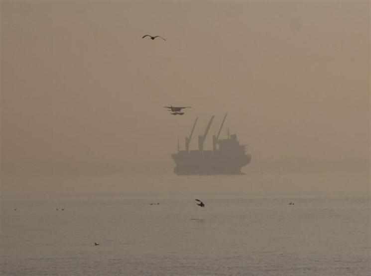 Kocaelinde petrol tesisinden denize sızıntı