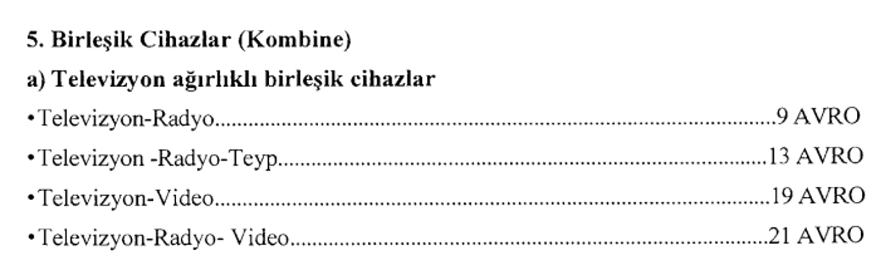 Elektronik cihazlar için 2017 yılı bandrol ücretleri belirlendi