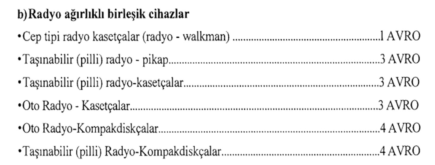 Elektronik cihazlar için 2017 yılı bandrol ücretleri belirlendi