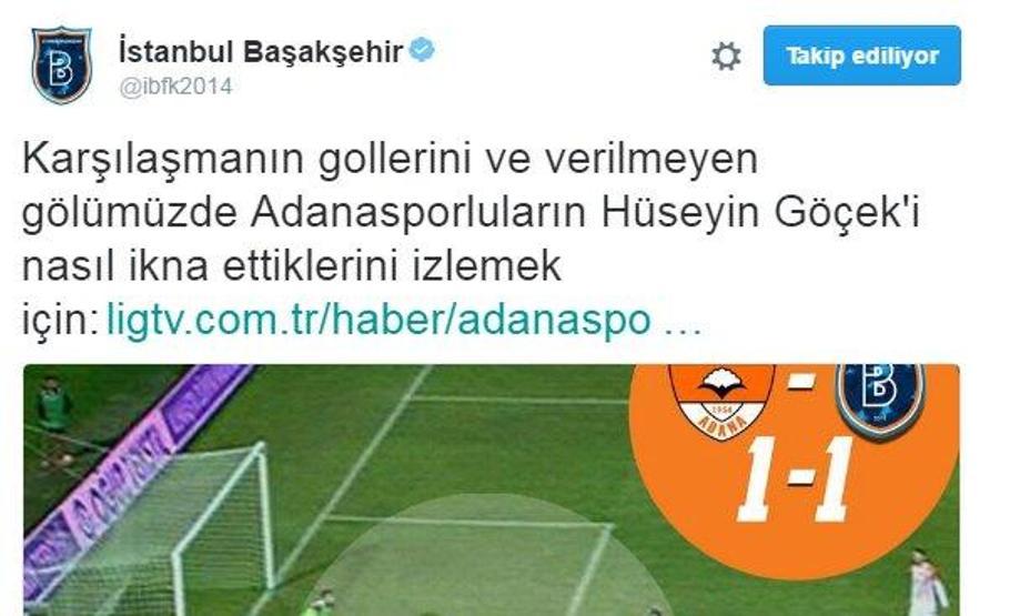Lider Başakşehir Adanada takıldı