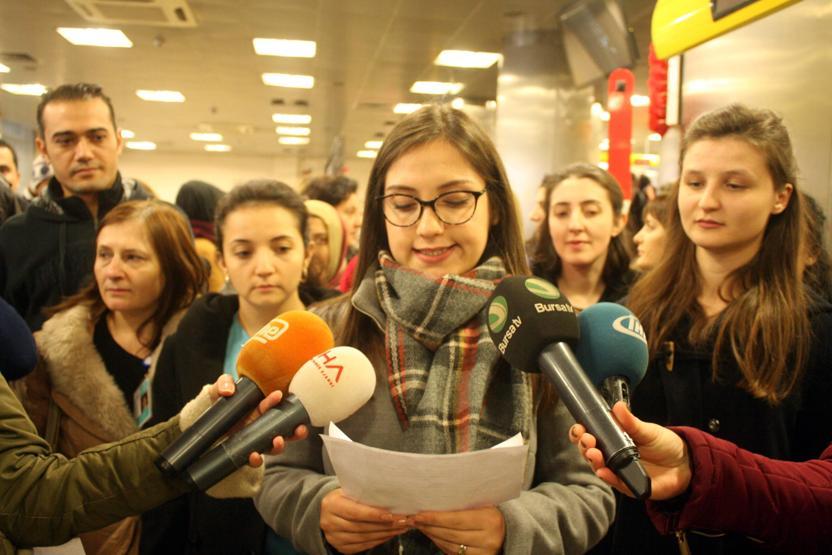 Hemşire sahnelerine bir tepki de Bursadan