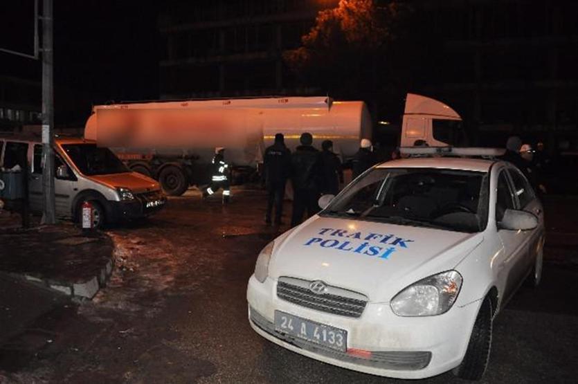 Polis zamanında müdahale etti, Erzincanda facianın eşiğinden dönüldü