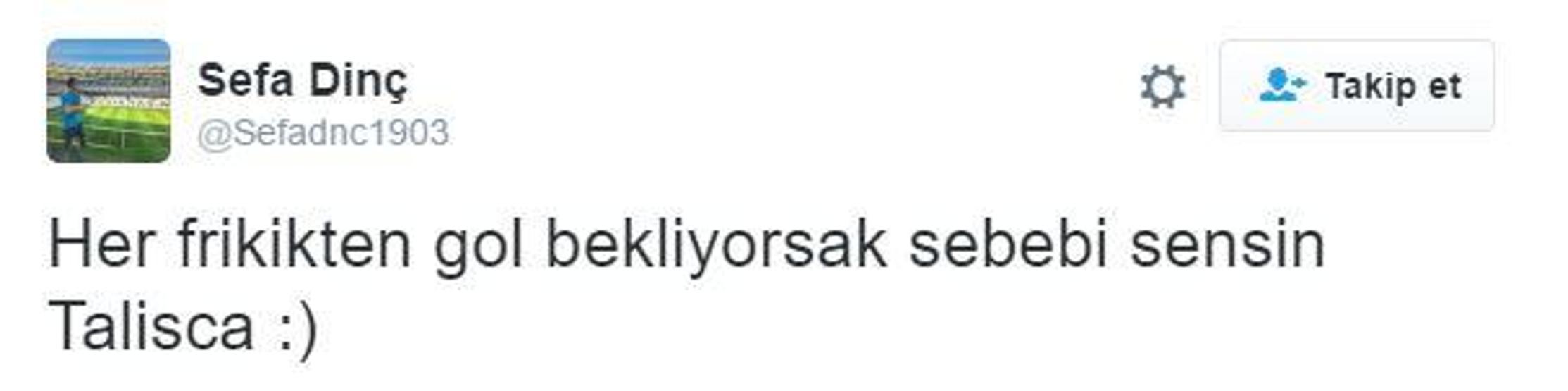 Talisca döndü taraftar coştu
