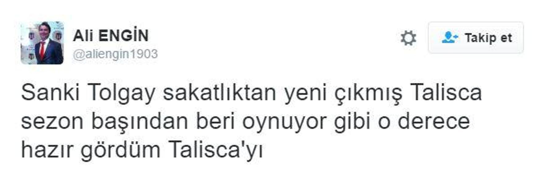 Talisca döndü taraftar coştu
