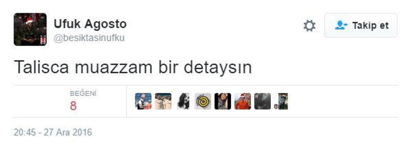 Talisca döndü taraftar coştu