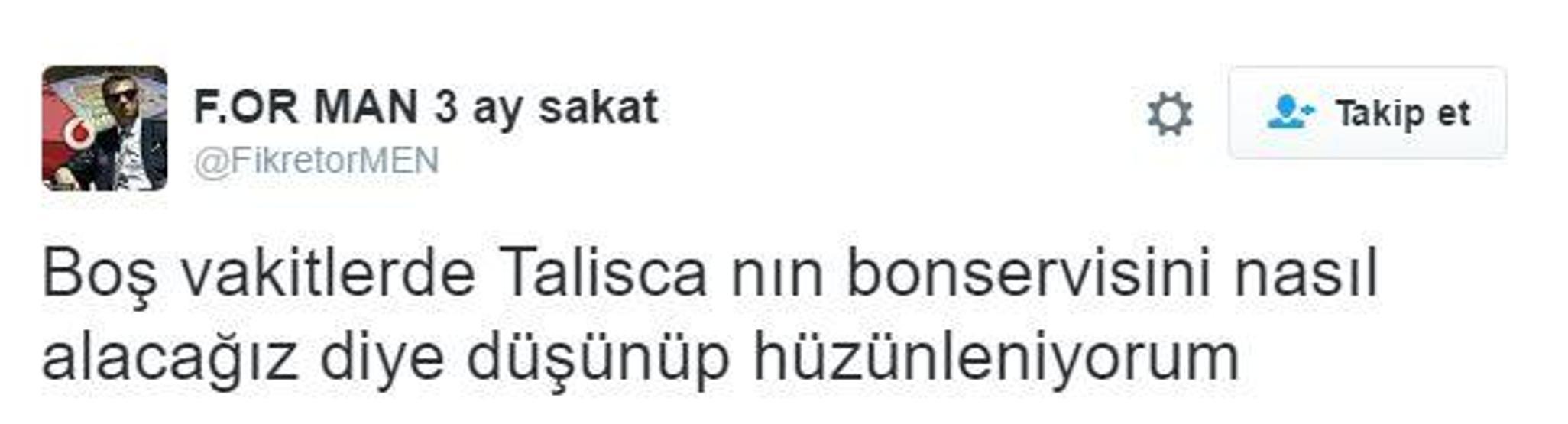Talisca döndü taraftar coştu