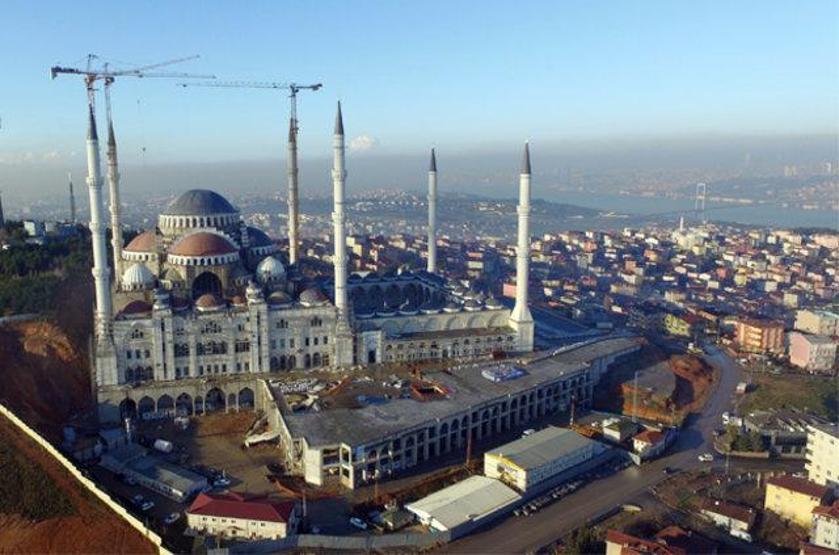 Çamlıca Cami inşaatında sona gelindi