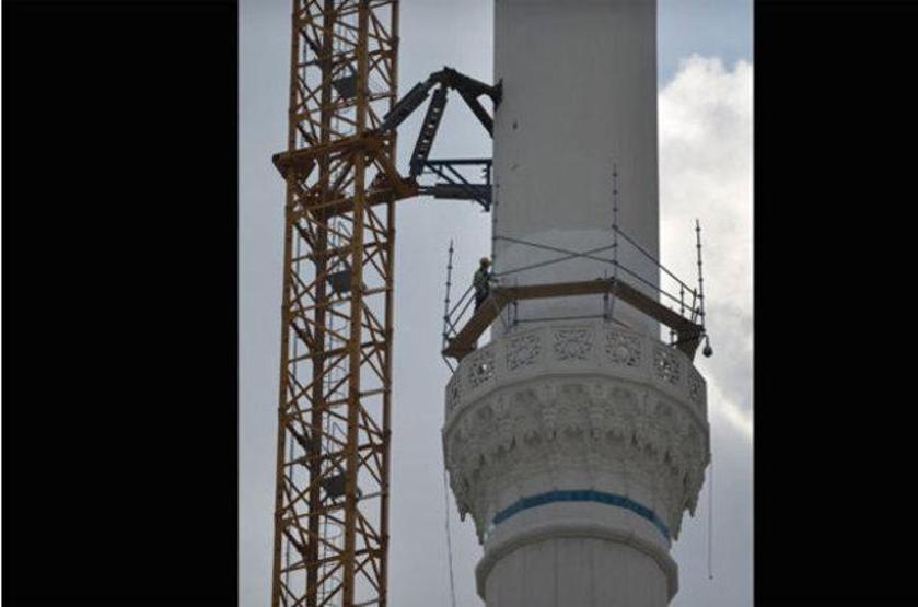 Çamlıca Cami inşaatında sona gelindi