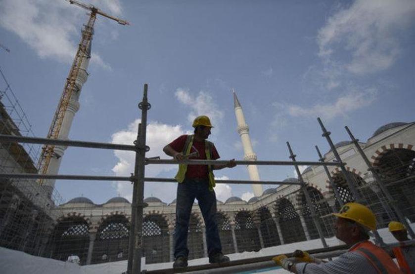 Çamlıca Cami inşaatında sona gelindi