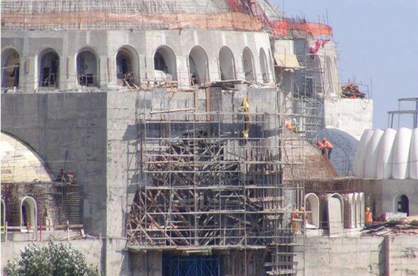 Çamlıca Cami inşaatında sona gelindi