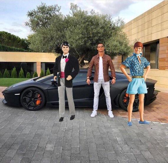 Ronaldonun araba sevdası capsleri