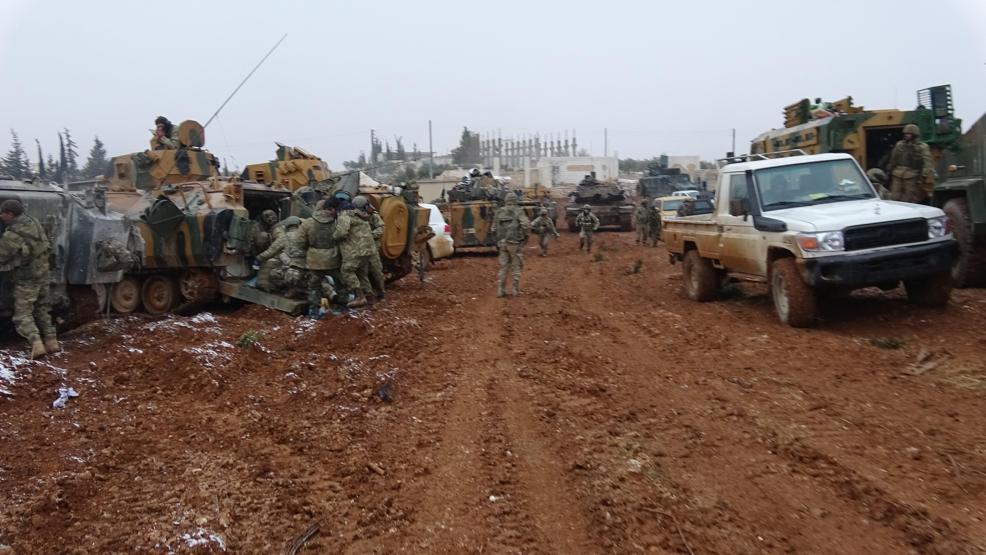 El Babdaki Fırat Kalkanı Operasyonundan ilk kareler