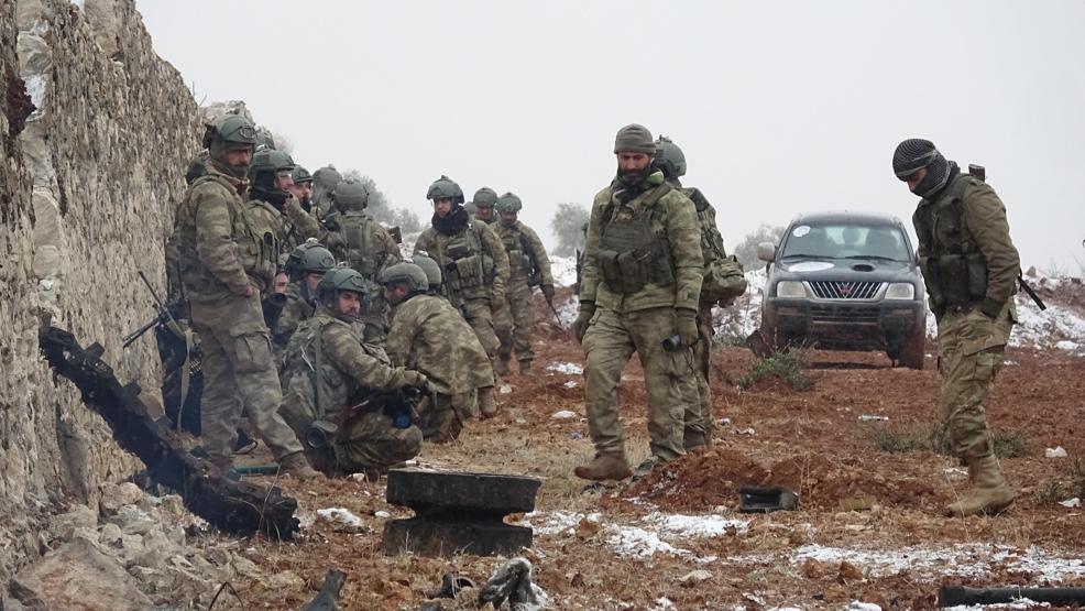 El Babdaki Fırat Kalkanı Operasyonundan ilk kareler