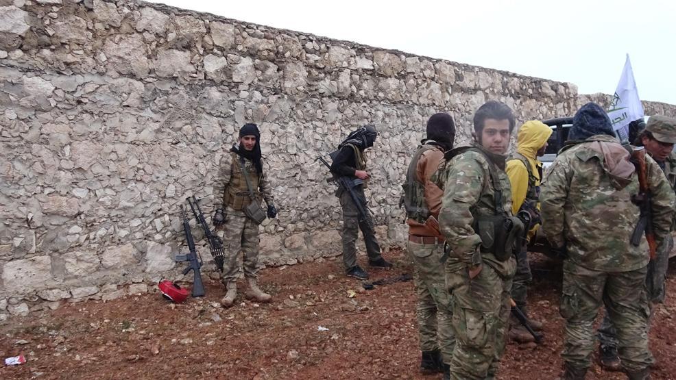 El Babdaki Fırat Kalkanı Operasyonundan ilk kareler