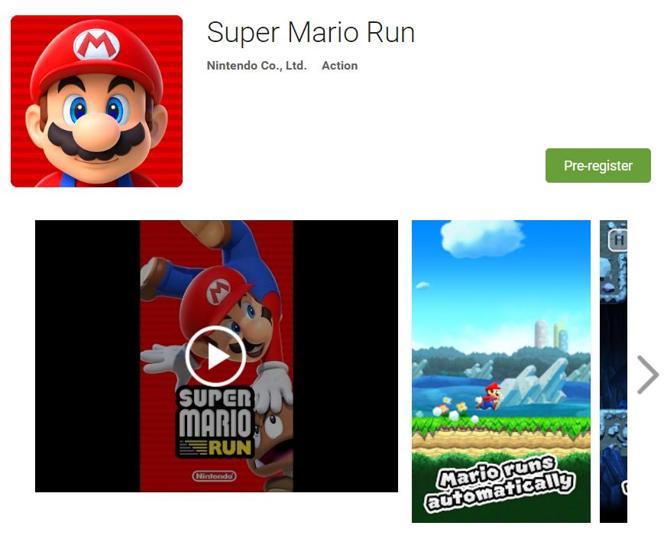 Super Mario Run Androide de geliyor