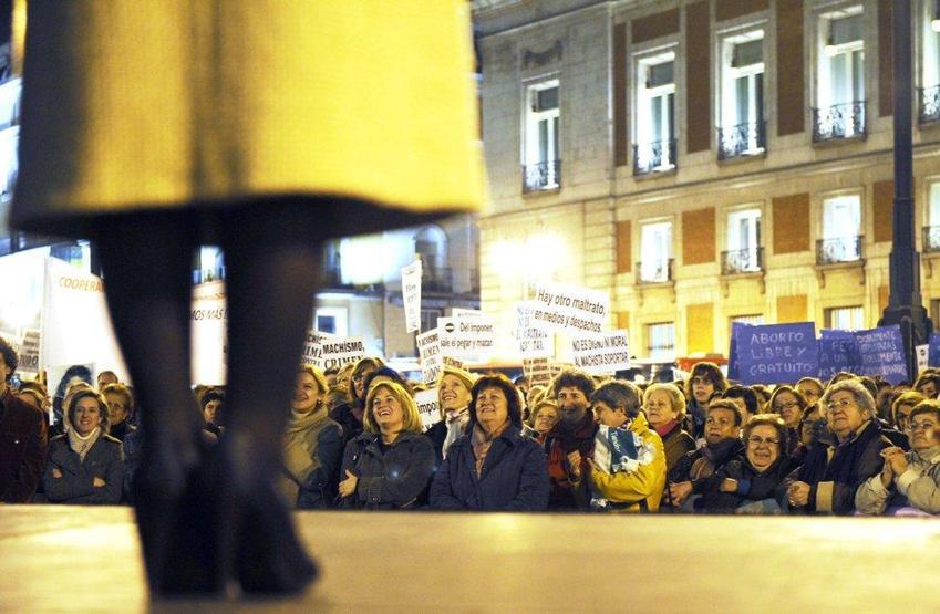 Protestonun kadın hali