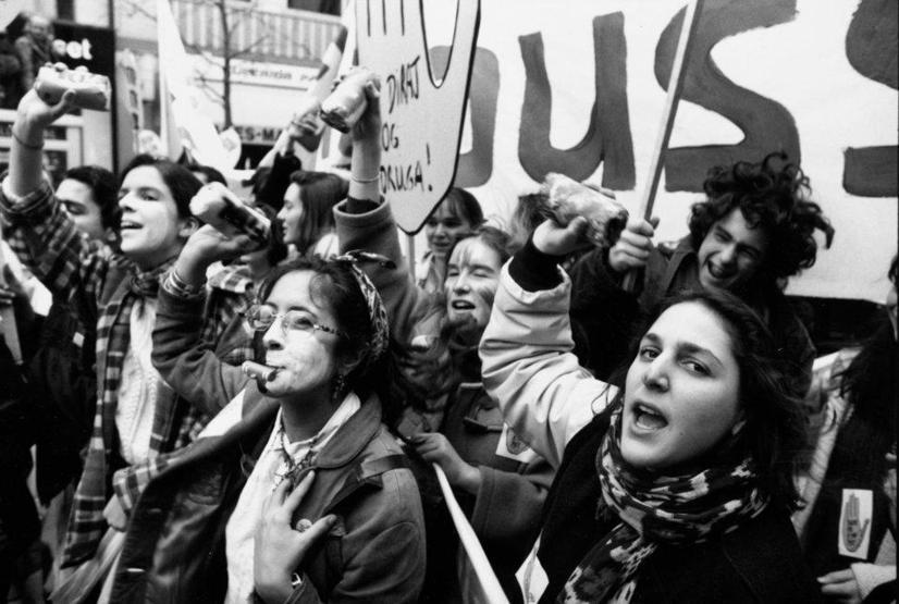 Protestonun kadın hali