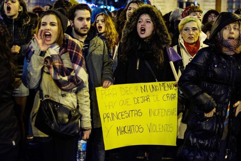 Protestonun kadın hali