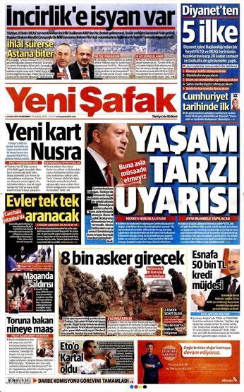 5 Ocak 2017 - Günün gazete manşetleri
