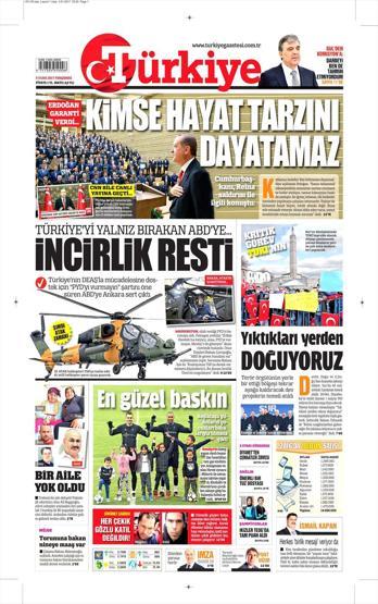 5 Ocak 2017 - Günün gazete manşetleri