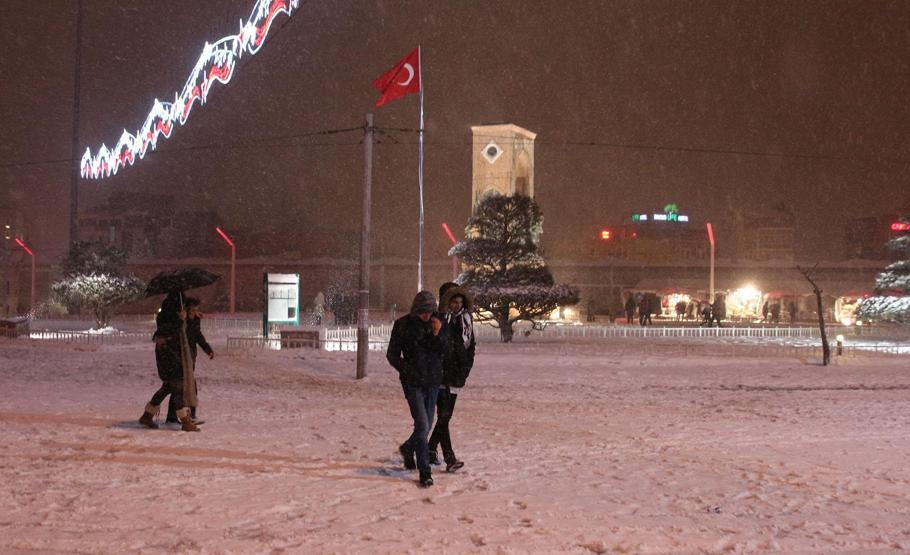İşte İstanbulda ilçe ilçe kar kalınlıkları