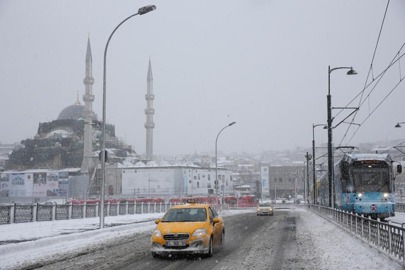 İşte İstanbulda ilçe ilçe kar kalınlıkları