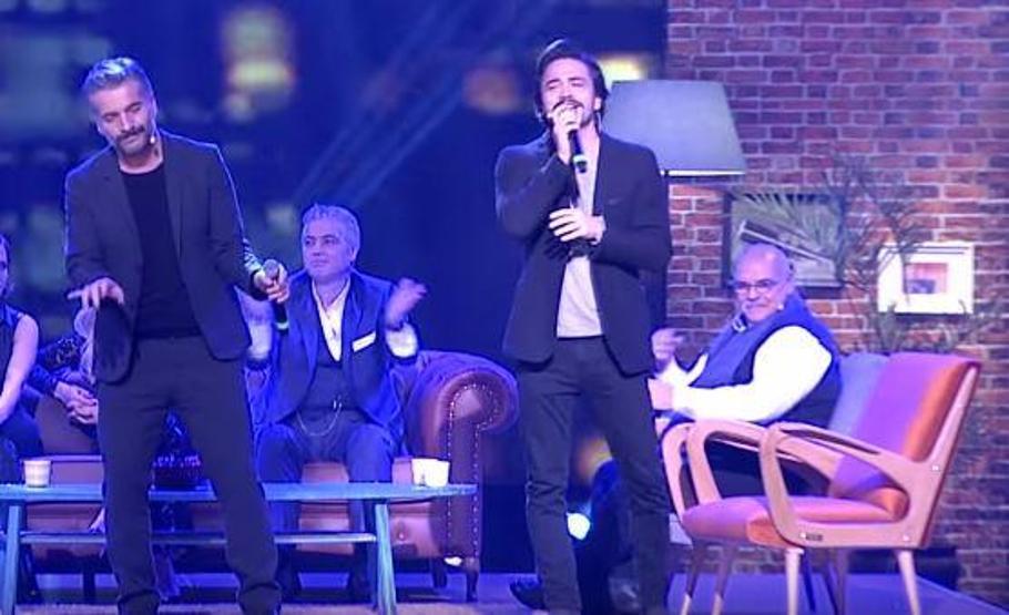 Ahmet Kural ve Murat Cemcir Almanca şarkı ile Beyaz Showu salladı