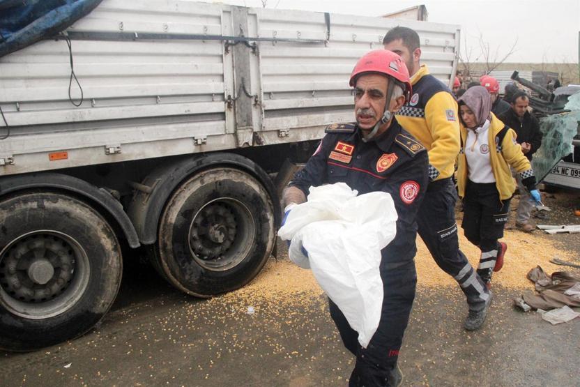 Mısırların arasında kazada kopan kolunu aradılar