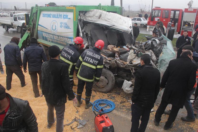 Mısırların arasında kazada kopan kolunu aradılar