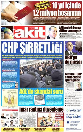 10 Ocak 2017 Gazete manşetleri