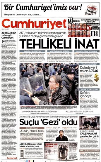 10 Ocak 2017 Gazete manşetleri