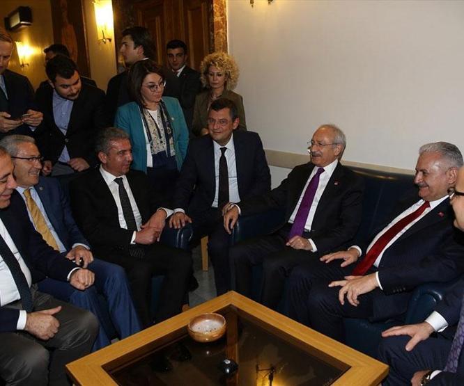 Yıldırım ile Kılıçdaroğlu arasında esprili görüşme