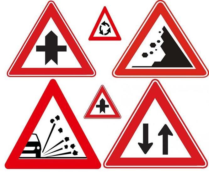 Trafikteki tehlike uyarı işaretleri ve anlamları