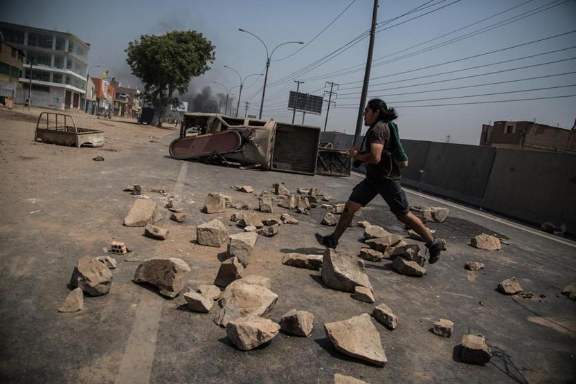 Peruda yol ücreti protestosu