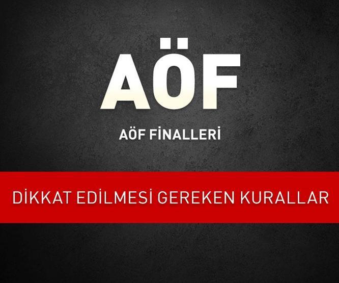 AÖF sınavlarında unutulmaması gereken kurallar