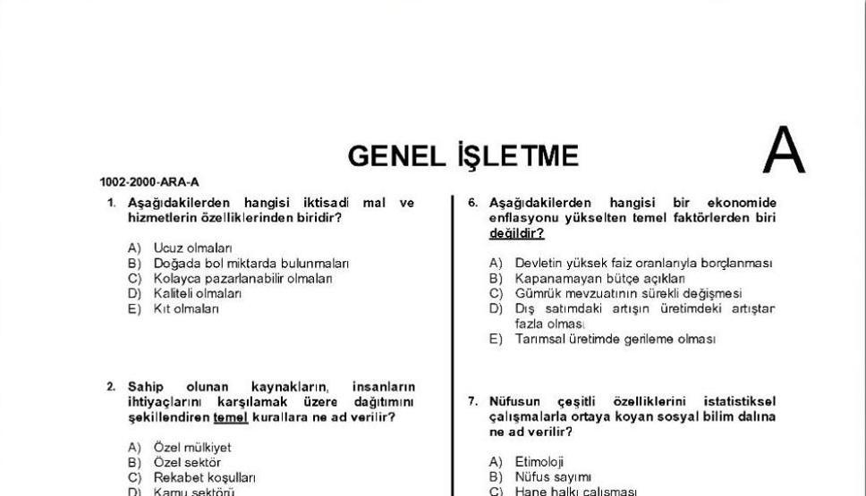 AÖF sınavlarında unutulmaması gereken kurallar